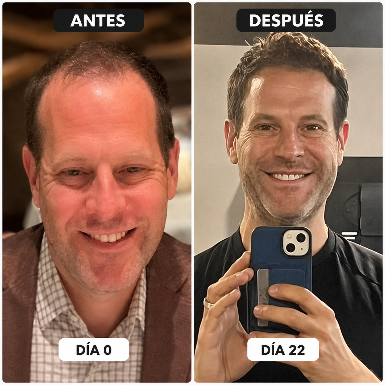 Cliente utilizando rutina capilar Vernale